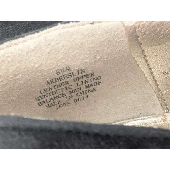 Anne Klein Akbreslin Vtg Black Suede Slip on Booties Heels Pointy Toe Size 8.5 - Picture 8 of 9